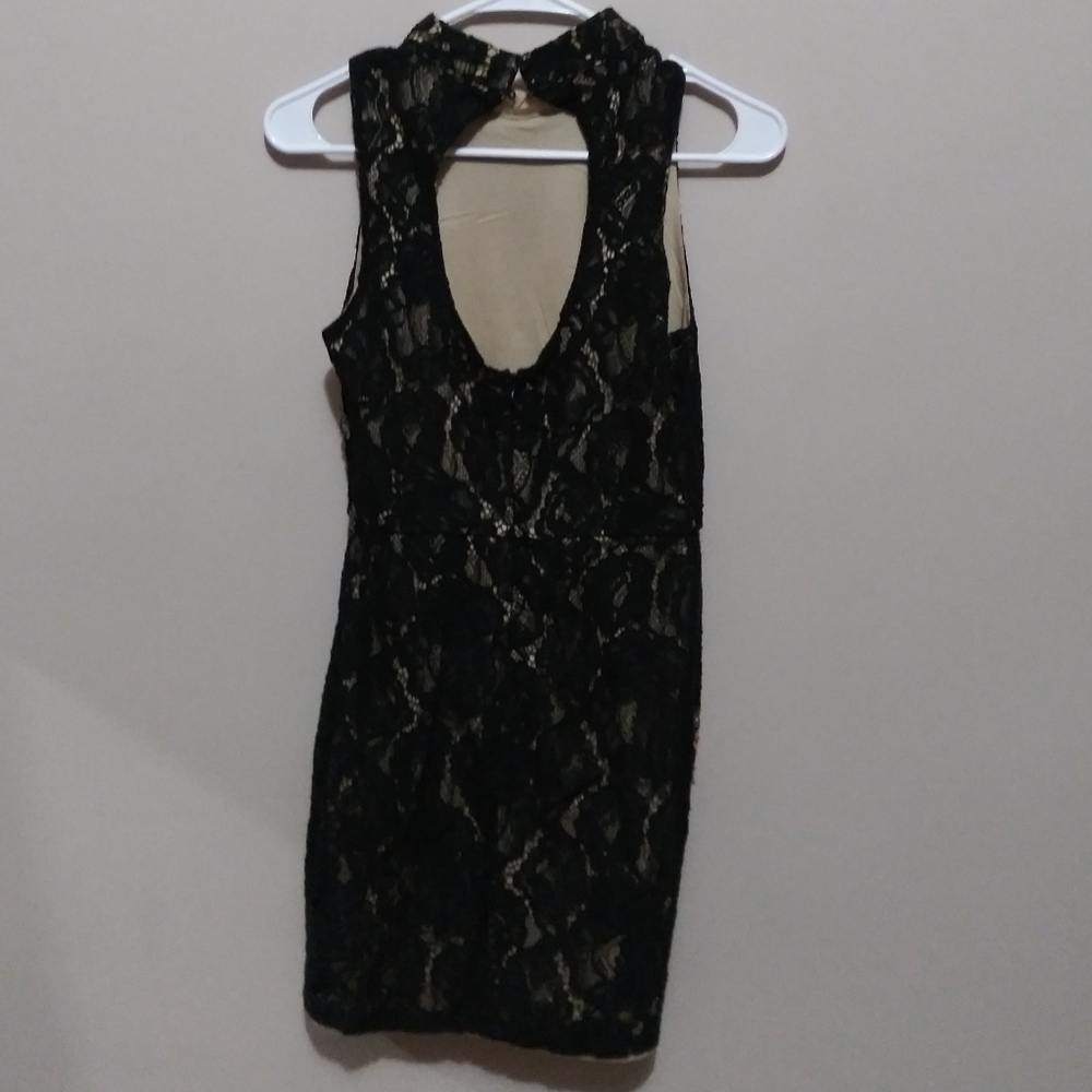 AS U WISH open back rose long dress - Picture 3 of 5